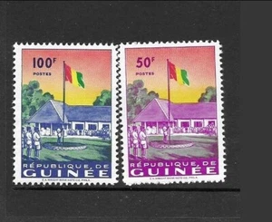 GUINEA Sc 188-9 NH ISSUE OF 1959 - FLAG - Picture 1 of 1