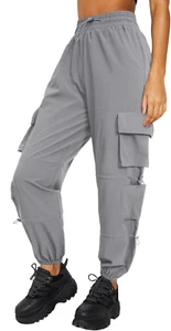 Quick Dry Cargo Pants Lightweight Tactical Hiking Pants with 6 Pockets for Women - Picture 1 of 12