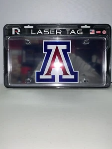 Arizona Wildcats NCAA Mirrored Laser Cut License Plate Laser Tag-Free Shipping! - Picture 1 of 2