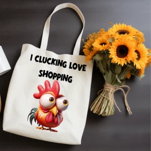 CHICKEN TOTE BAGS 38cm x 42cm - Picture 1 of 2