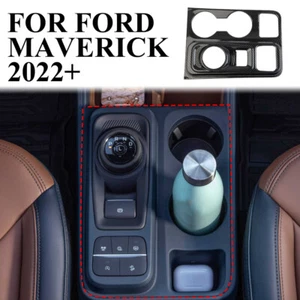 Carbon fiber style central control gear shift panel trim for Ford Maverick 2022+ - Picture 1 of 5