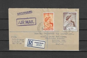 ZANZIBAR 1949 SG 333/334 USED - Picture 1 of 1