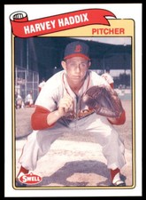 1989 Swell Baseball Greats Harvey Haddix St. Louis Cardinals #13