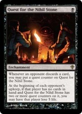 WOTC MtG Worldwake Quest for the Nihil Stone (R) (Foil) EX