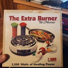UPC 047127006218 product image for Munsey Extra Burner Model FB-1 Made in USA 1100 Watts 120 V AC Vintage NEW | upcitemdb.com