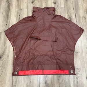Adidas Stella McCartney Rain Poncho Jacket 36 Nylon Pullover Anorak Tunic Cape - Picture 1 of 9