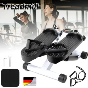 Mini Stepper per Casa Up-Down Stepper con Display LCD fino a 100 kg Nero - Foto 1 di 14