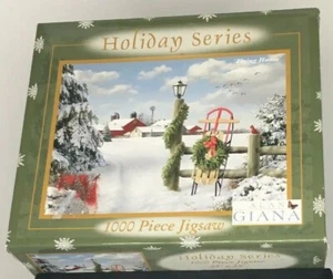 Alan Giana Holiday Series 1000 Piece Puzzle Season's Flying Home Christmas NEW - Picture 1 of 7