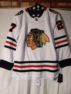 NEW Fanatics Premium Men's White Chicago Blackhawks KING 27 Jersey MENS 54 RARE - Picture 1 of 13