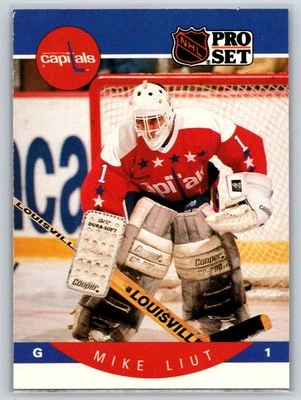 1990-91 Pro Set #316 Mike Liut - Image 1 of 2