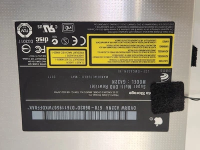 iMac 21.5" A1311 27" A1312  Optical CD DVD/RW Drive GA32N w/ Sensor Cable - Image 1 of 4