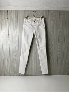 L'Agence Damen 23 Low Rise Chantal Skinny Leg Jeans Weiß Baumwolle - Bild 1 von 14