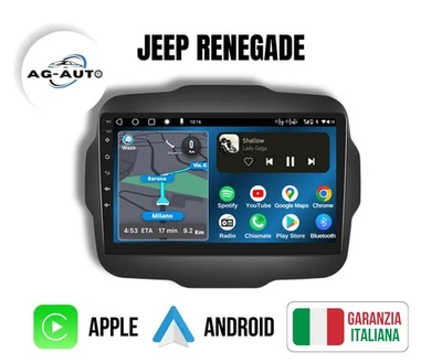 Jeep Renegade KIT COMPLETO | 9 pollici Autoradio 2 Din + Carplay + GPS - Immagine 1 di 4