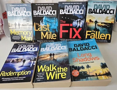 DAVID BALDACCI BOOKS x 7 Amos Decker Series - image 1 of 3