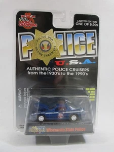 Racing Champions Police USA #83 1996 Chevy Camaro Wisconsin State Police - Picture 1 of 2