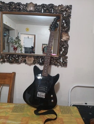 First Act ME431 6-String Electric Guitar Gloss Black Finish - Image 1 of 4