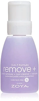 Fórmula 3 en 1 ZOYA Remove Plus - Removedor de esmalte, limpiador de uñas, preparación de uñas, 8 fl Foto 1 de 4