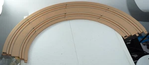 Micro Scalextric Track L7550 1/4 Banked Sand Curves Beige x4 Hornby 1:64 - Picture 1 of 6