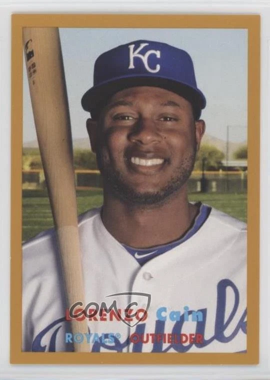 2015 Topps Archives Gold /50 Lorenzo Cain #27 - Image 1 of 2