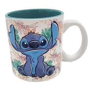 Taza Disney Grande Lilo & Stitch Tropical Floral 20oz Cerámica Búfalo Plateado - Imagen 1 de 12
