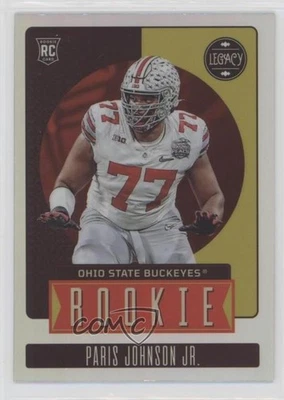 2023 Panini Legacy Rookies Premium Edition Silver Paris Johnson Jr Rookie RC - Image 1 of 2