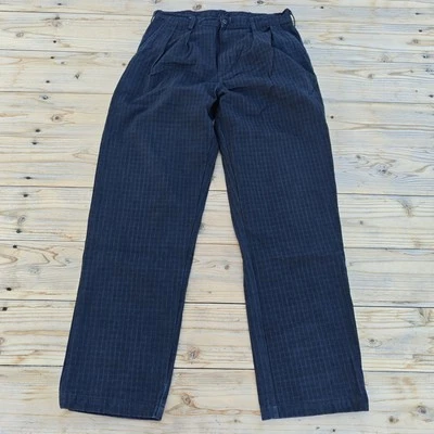 Freshjive Men's Blue Stripped Pants Streewear Size 32 WTFIRGO Made In USA - Image 1 of 4