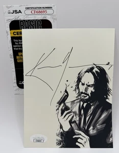 Keanu Reeves Signed John Wick Photo Print JSA COA Actor The Matrix - Picture 1 of 1