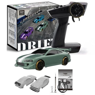 [Official Japanese Product] Hi-Tec Turbo Racing C62 Drift Car Green After-sales - Image 1 of 4