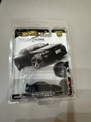 CHASE Hot Wheels Nissan Skyline GT-R V-Spec II R34 2025 Iconos atemporales 0/5 Foto 1 de 4