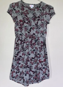 LuLaRoe Disney Minnie Mouse Girls Blue Mae Dress Size 12 with Pockets - Picture 1 of 7