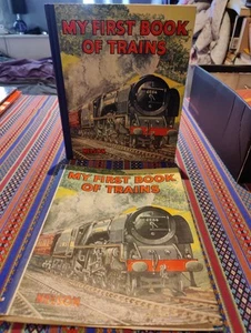 A1 Condition Vintage 1948 MY FIRST BOOK OF TRAINS Nelson With Dust Jacket HB - Picture 1 of 12