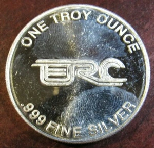 Vintage ERC 1 Feinunze .999 Silbermedaille - ccm? - Bild 1 von 2