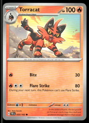 SV05: Temporal Forces #033/162 Torracat - Image 1 of 2