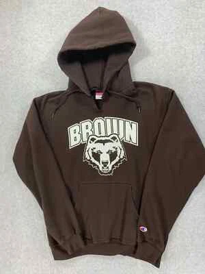 Sudadera con capucha Brown Bears Champion Distressed Campus (mediana para hombre) marrón Foto 1 de 4