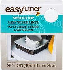 Duck Brand Smooth Top EasyLiner Lazy Susan Liner Kit - Easy to Install, Circular