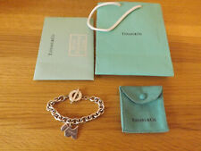 Tiffany & Co. 925 Sterling Silver Toggle Charm Bracelet With Scottie Dog Charm