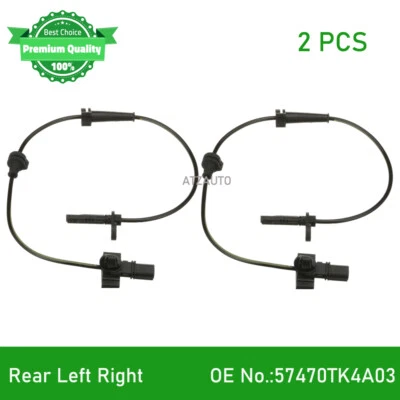 Sensor de velocidad de rueda ABS para conductor trasero pasajero para Acura TL 2009-2014 2ABS2413 Foto 1 de 4