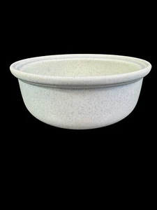 Vintage BAUER POTTERY Grey Speckled Mixing Bowl Casserole EUC - Picture 1 of 7
