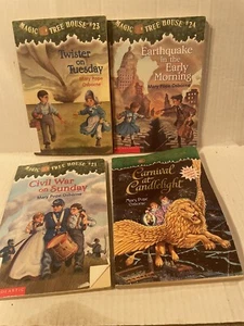 Magic Tree House Bücher Menge 4 Papier Mary Pope Osborne gebrauchte Qualität - Bild 1 von 9