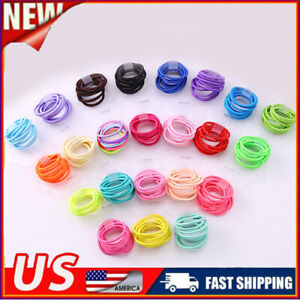10PCS Cute Kids Girl Elastic Tiny Hair Tie Rubber Band Rope Ring Ponytail Holder