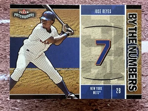 2004 Fleer Patchworks By the Numbers Jose Reyes #9 Brandneu - Bild 1 von 2