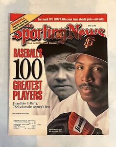 The Sporting News Apr 19 1998 Barry Bonds San Francisco Giants Cover
