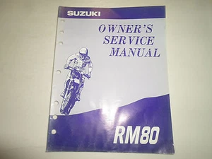Manual De Servicio Para Propietarios Suzuki RM80 OEM 99011-02B28-03A 1993 EN R - Imagen 1 de 5