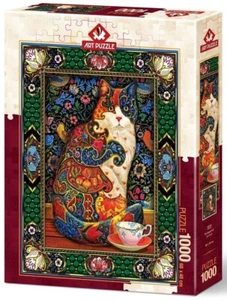 NEW Art Puzzle Jigsaw Puzzle 1000 Pieces 5216 The Royal Cat - Imagen 1 de 2