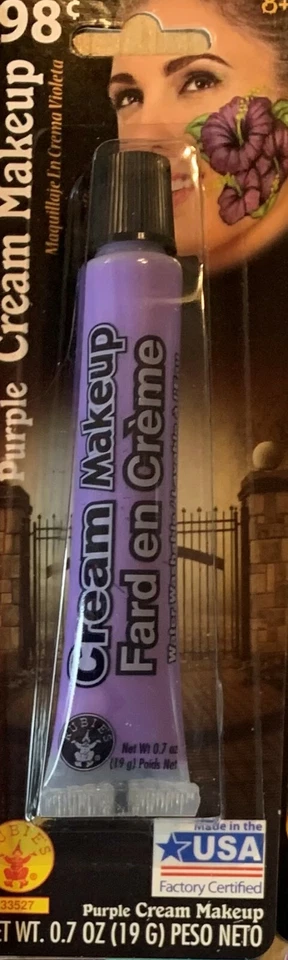 RUBIES HALLOWEEN ANIME Cream Makeup Black White Purple Blue Liquid Latex PICK - Image 1 of 1