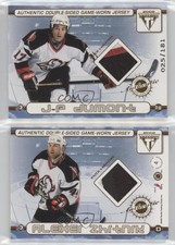 2001 Pacific Private Stock Titanium Variation JP Dumont Alexei Zhitnik J-P Patch