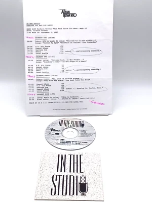 JACKSON BROWNE - CD Radioshow "In The Studio - The Next Voice ..." (USA) - Bild 1 von 3