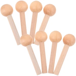 10 Pcs Wooden Ball Bat Peg for Pegboard Organizer Accesories Tool Holder - Bild 1 von 12