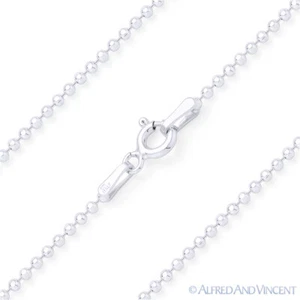 Collar de cadena italiana de plata esterlina 0,5 mm corte diamante con eslabón facetado .925 - Imagen 1 de 2