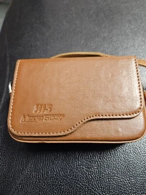 Mega Gear камеры коричневый кожаный чехол идеально подходит для Canon Powershot и Sony Powershot - Изображение 1 из 4